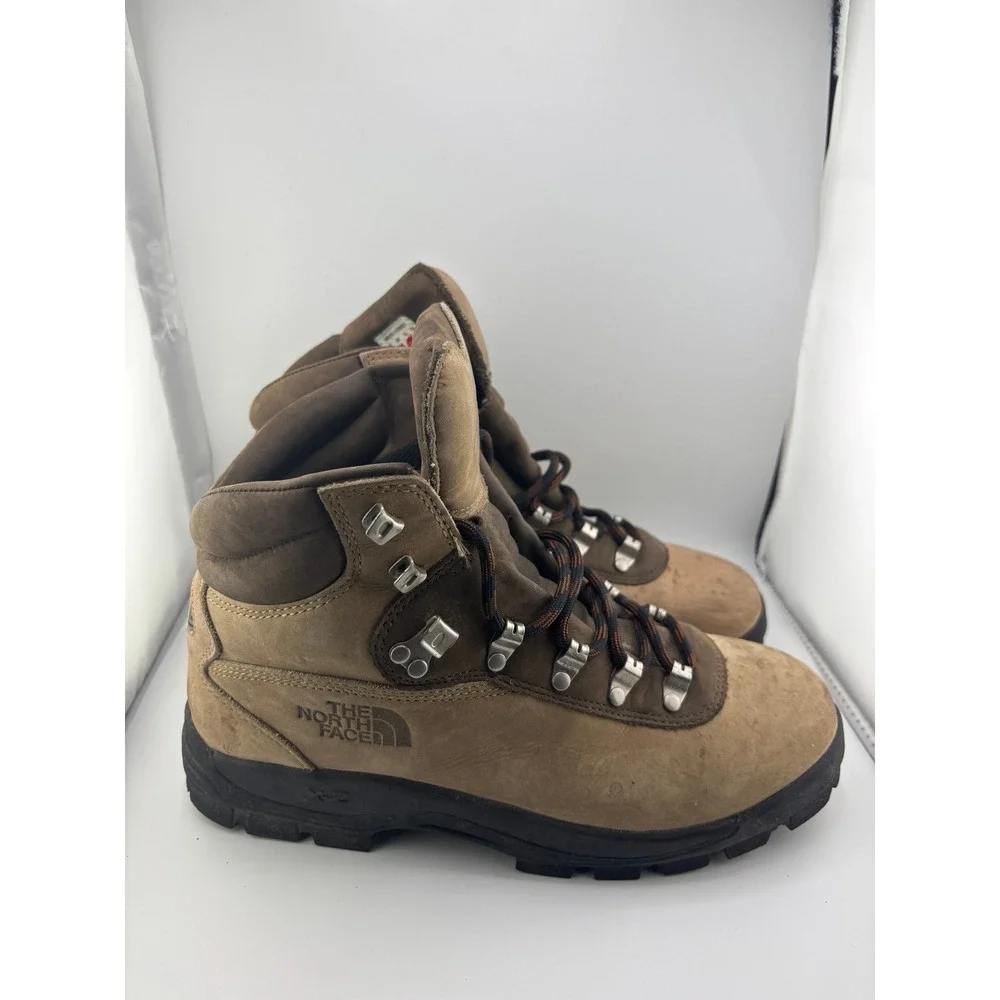 The North Face Mens Brown Nubuck Leather Hiking Boots 39206 G08 Size 9